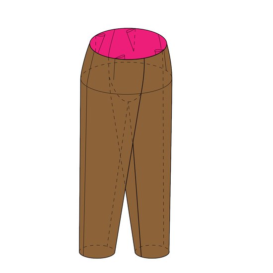 Базова основа брюк для жінок за методикою «Мюллер та син» (російська мова).