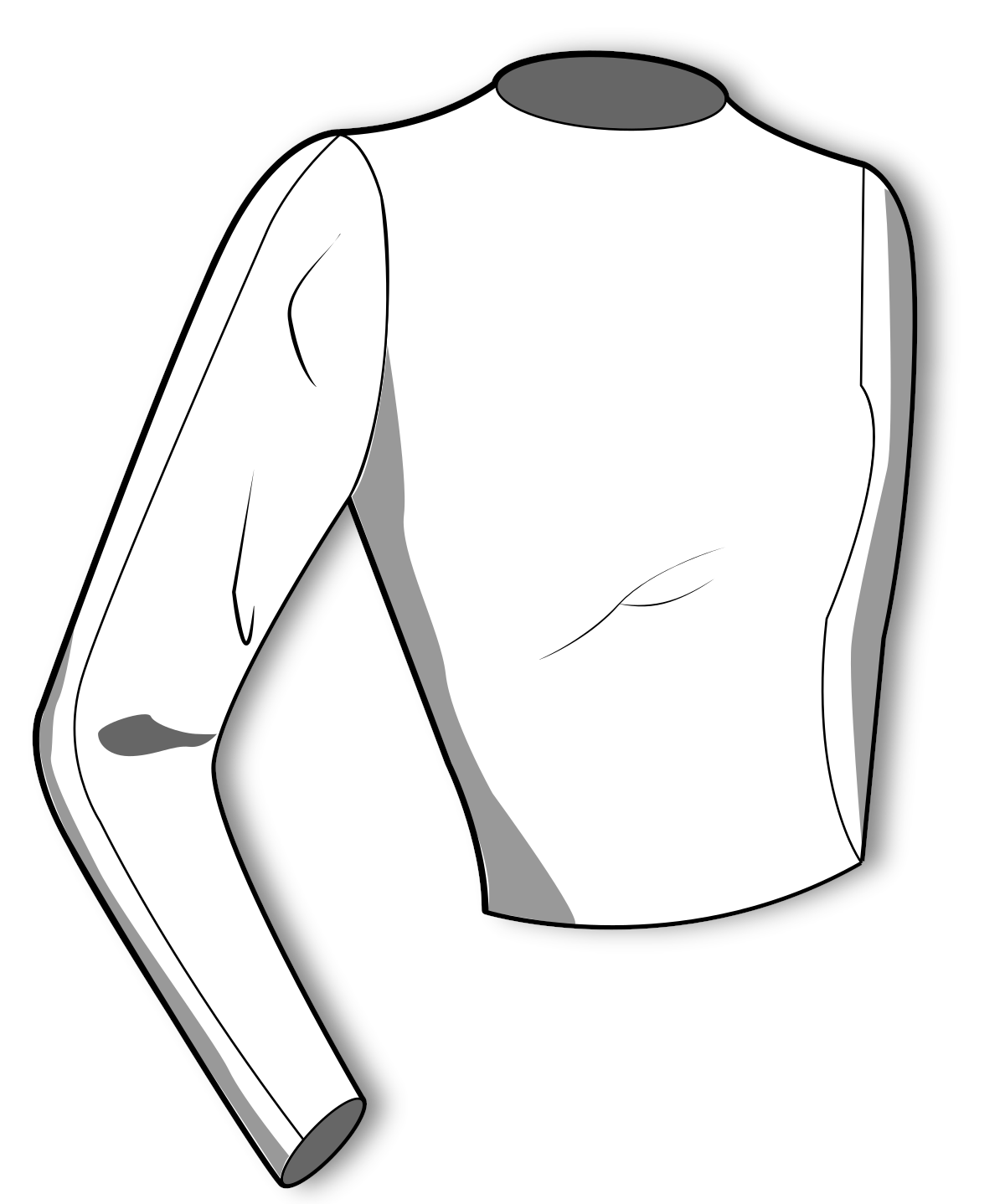 Set of sleeves to the base of a dress of a semi-fitted silhouette according to the method of M. Muller and Son (russian language)