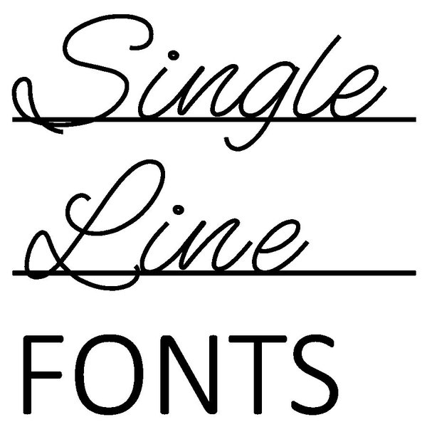 Unveiling the Power of Single-Line Fonts in Valentina